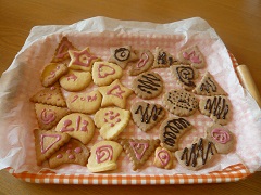 バレンタイン　クッキー作り
